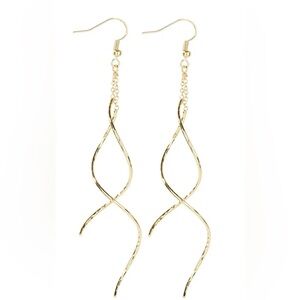 Park Lane Goldtone  Spiral Earrings “Whisper”